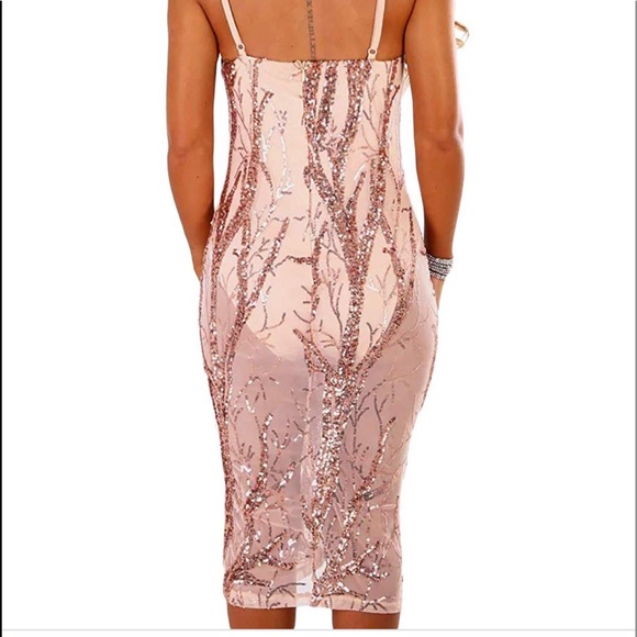 Sheer mesh body suite midi Fits 6-8 - Picture 5 of 8